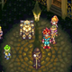 Crono, Frog and the Chrono Trigger gang are seen in a screenshot from the game.